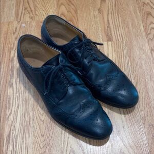 New Republic by Mark McNairy Black Leather Oxford Dress Shoes